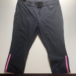 Lane Bryant active wear 18/20 black & pink legging